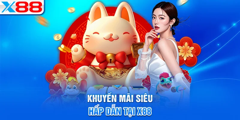 Kho khuyến mãi X88 hấp dẫn dành cho mọi người chơi
